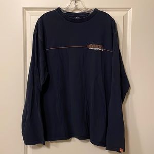 Nautica Jeans Company long sleeve navy blue shirt. Size XL